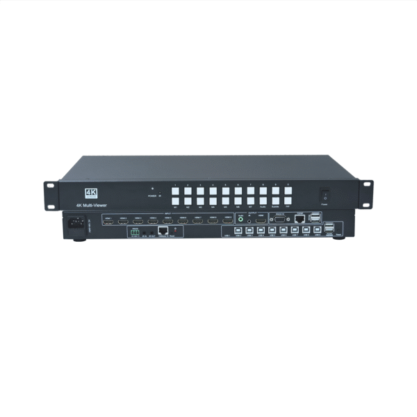 4K 9-View Multiviewer With KVM